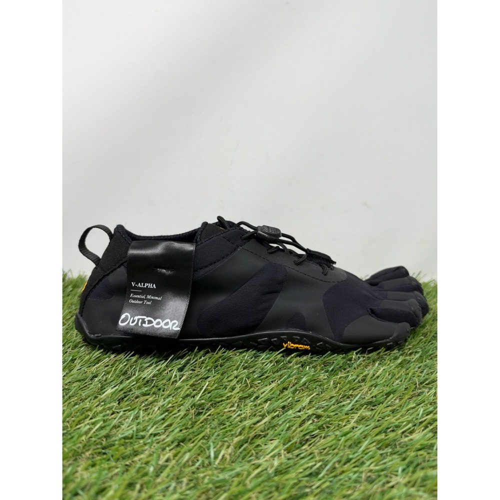 Vibram Five Fingers V-Alpha Shoe Women 8.5 Black Hiking Trail Running Outdoors